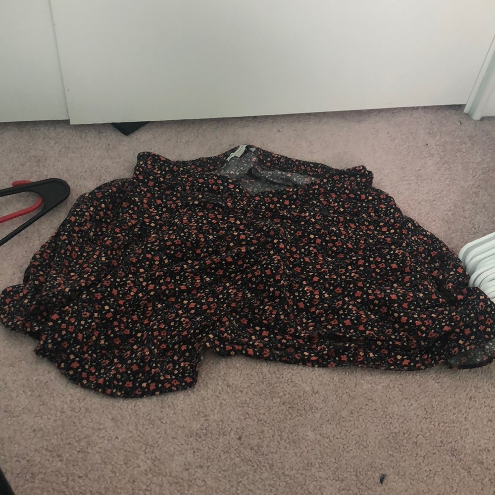 floral skirt